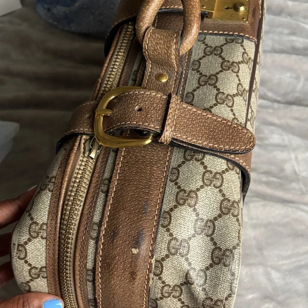 Vintage Authentic Gucci Luggage (Carry on)